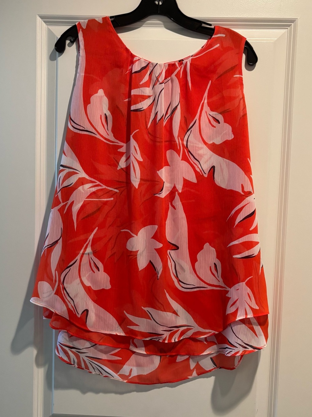 Brand new without tag orange Floral top